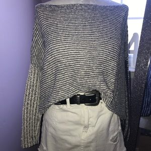Free People Slouchy Striped Sweater